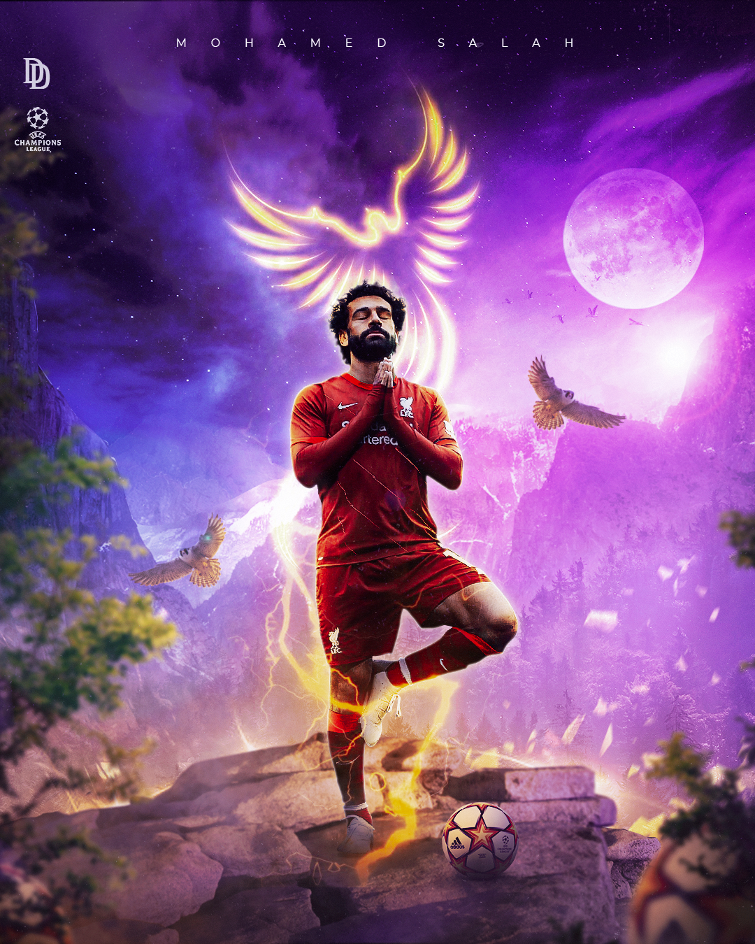 Arte esportiva de Salah